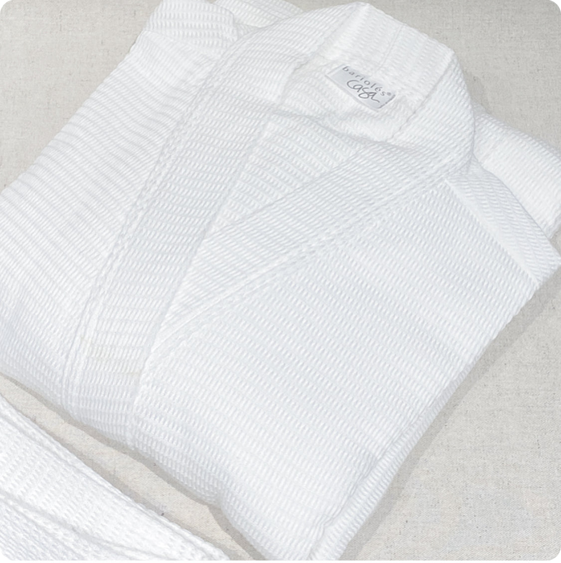 bata de algodón de bambú - Barioles Casa