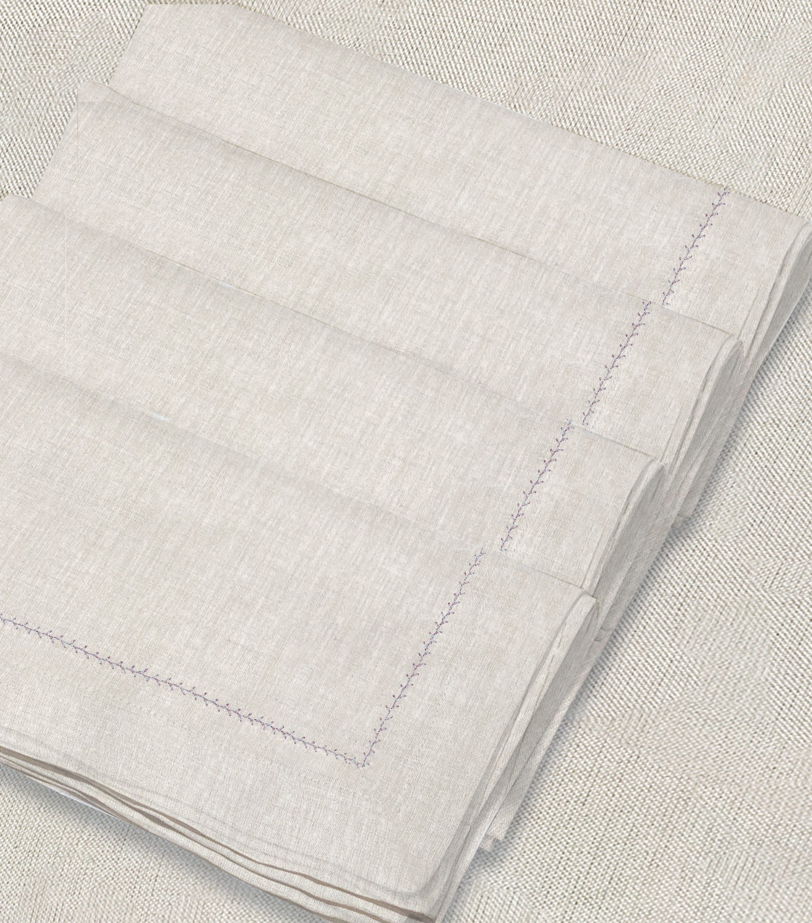 servilleta de lino arena guía - Barioles Casa