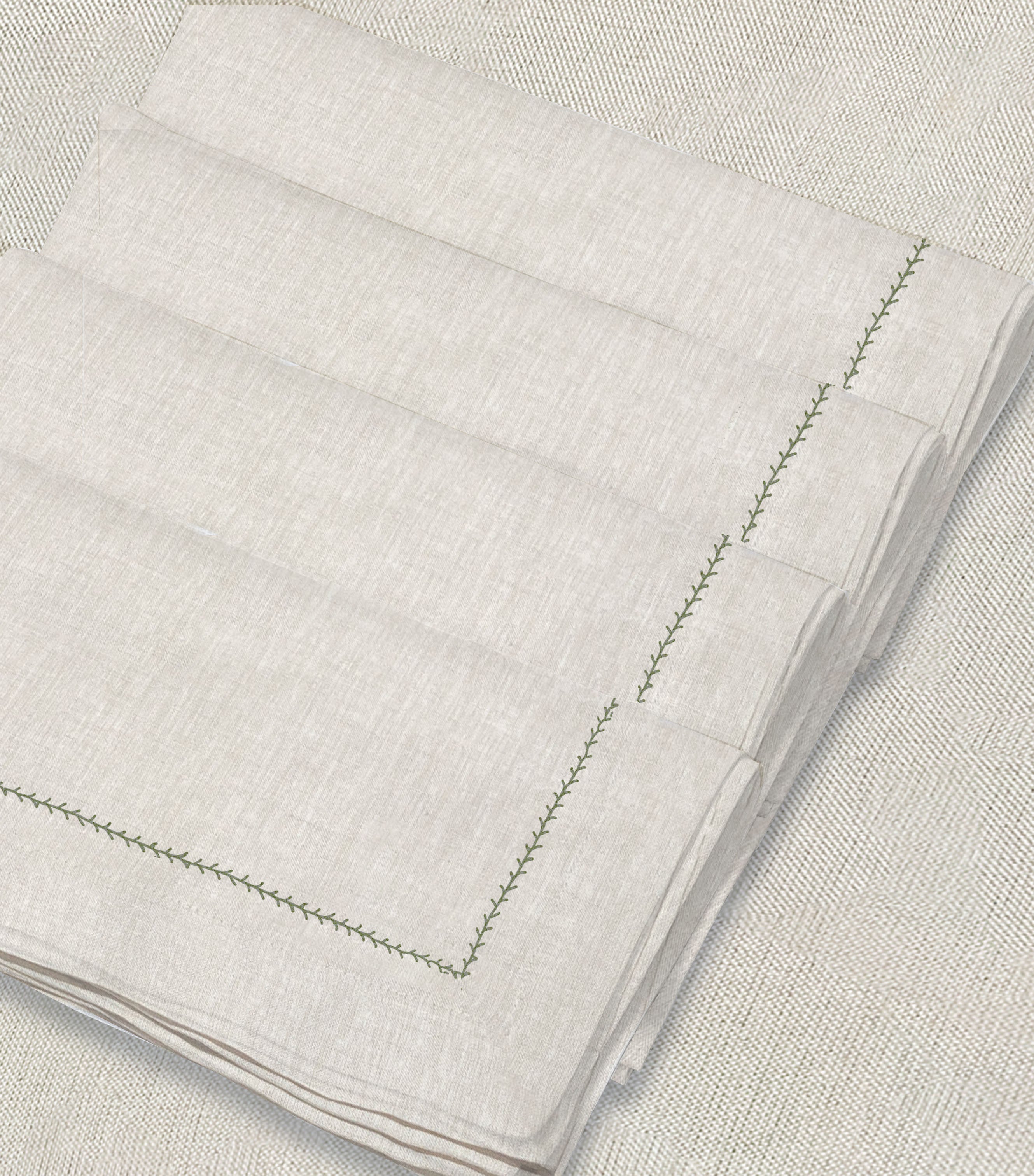 servilleta de lino arena guía - Barioles Casa