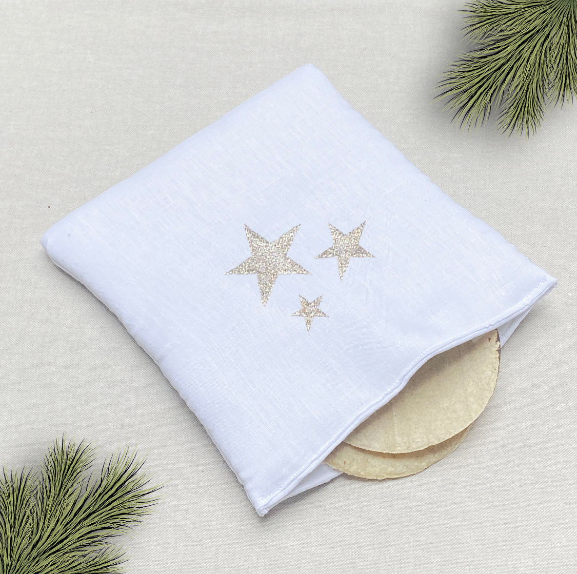 tortillero bordado estrellas