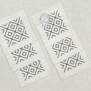coctelera lino arena geometrica · set de 6 - Barioles Casa