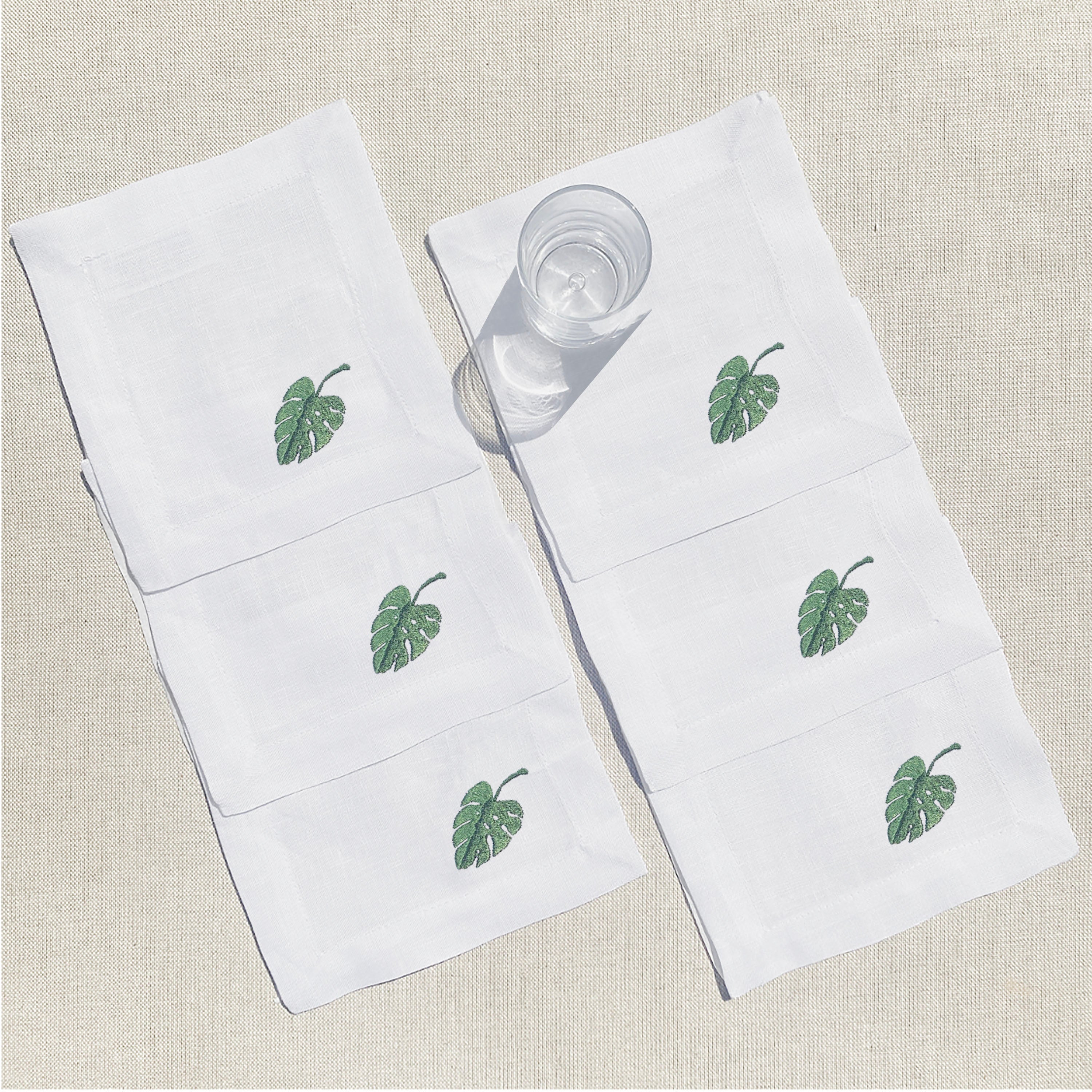 coctelera hoja tropical · set de 6