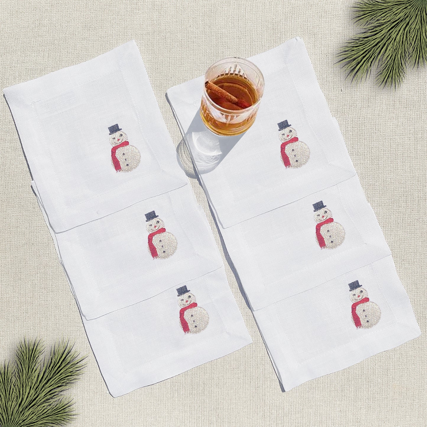 coctelera snowman · set de 6