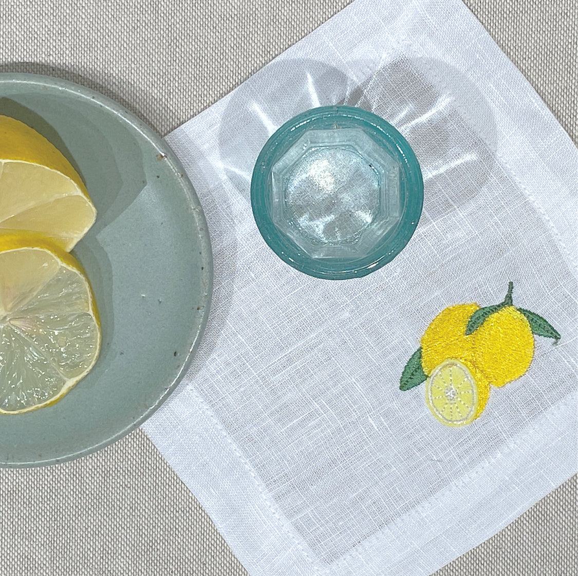 coctelera limones · set de 6
