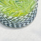 plato de cristal pintado para pan