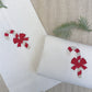 toallas lino bordado navidad · par (2)