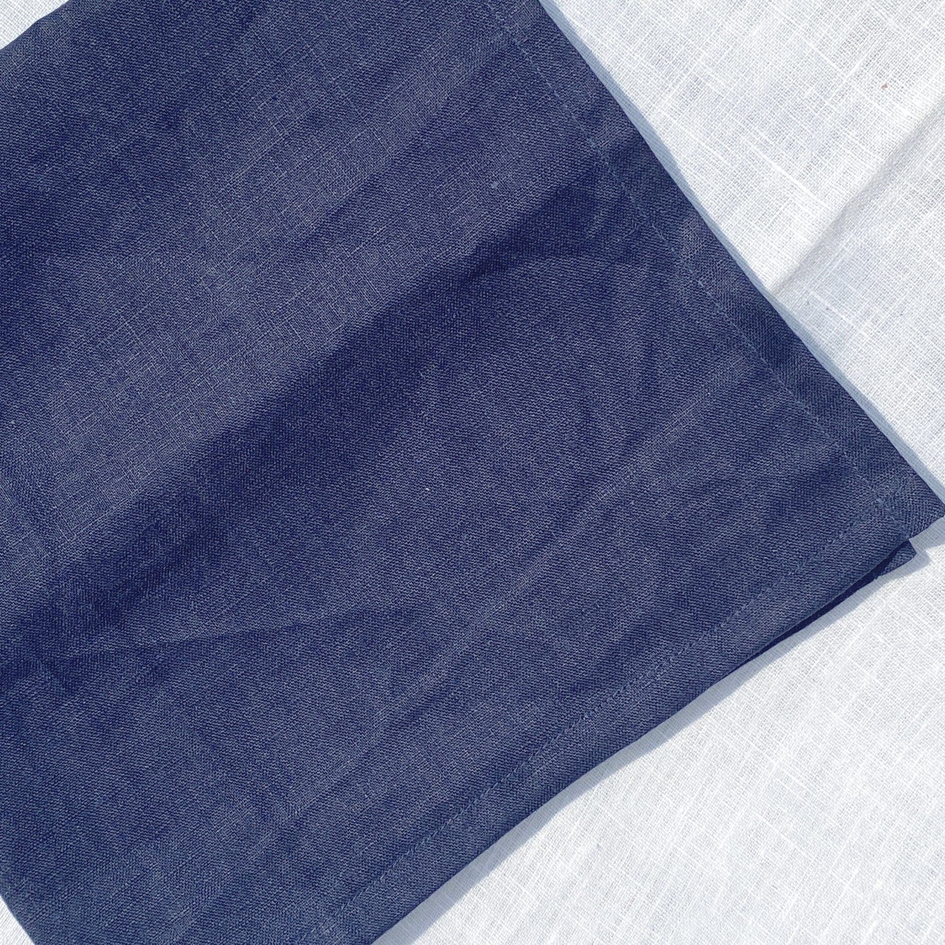 servilleta de lino basico color azul marino