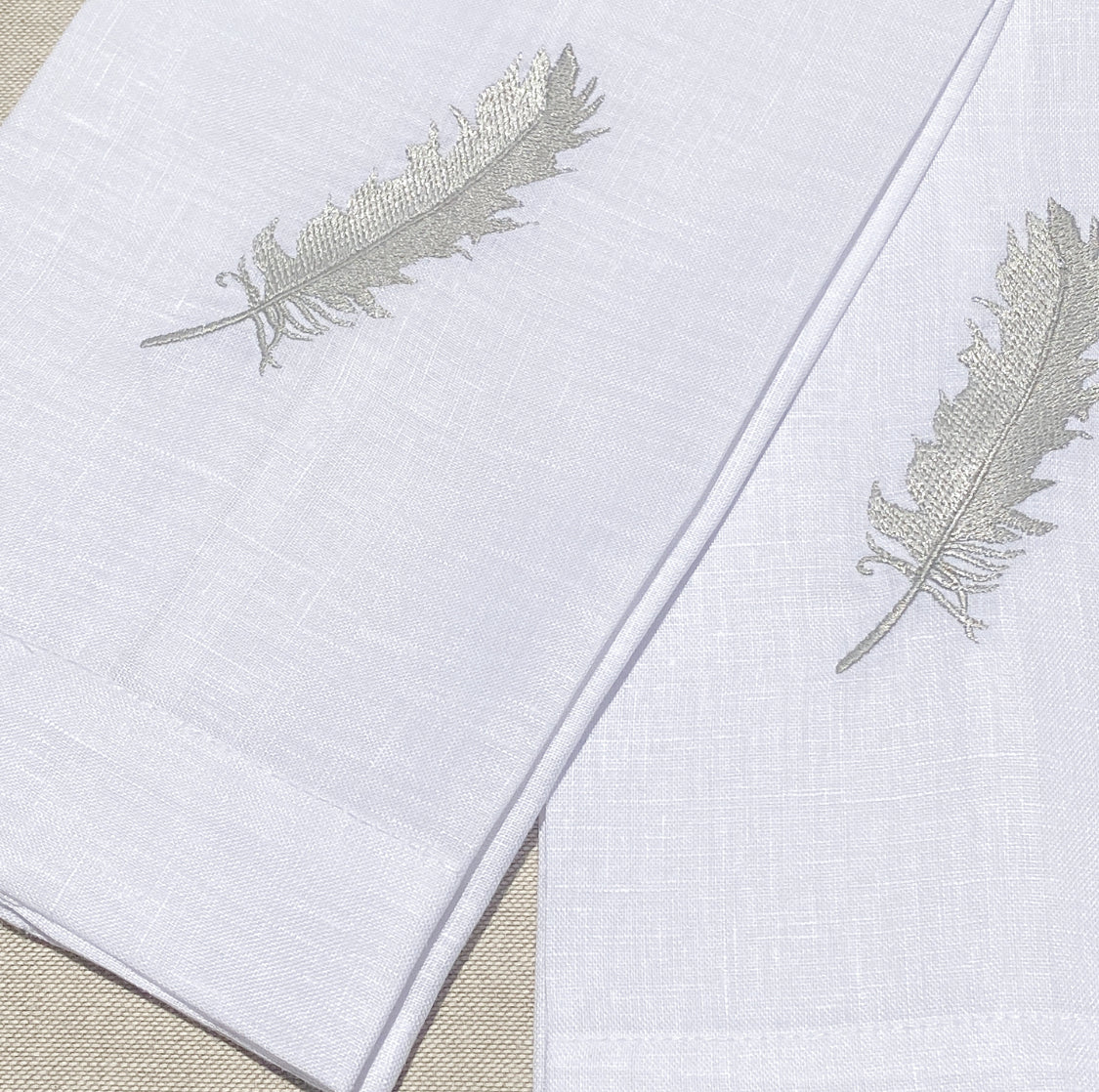 toalla de lino bordada para baño ideal para decorar y secar las manos