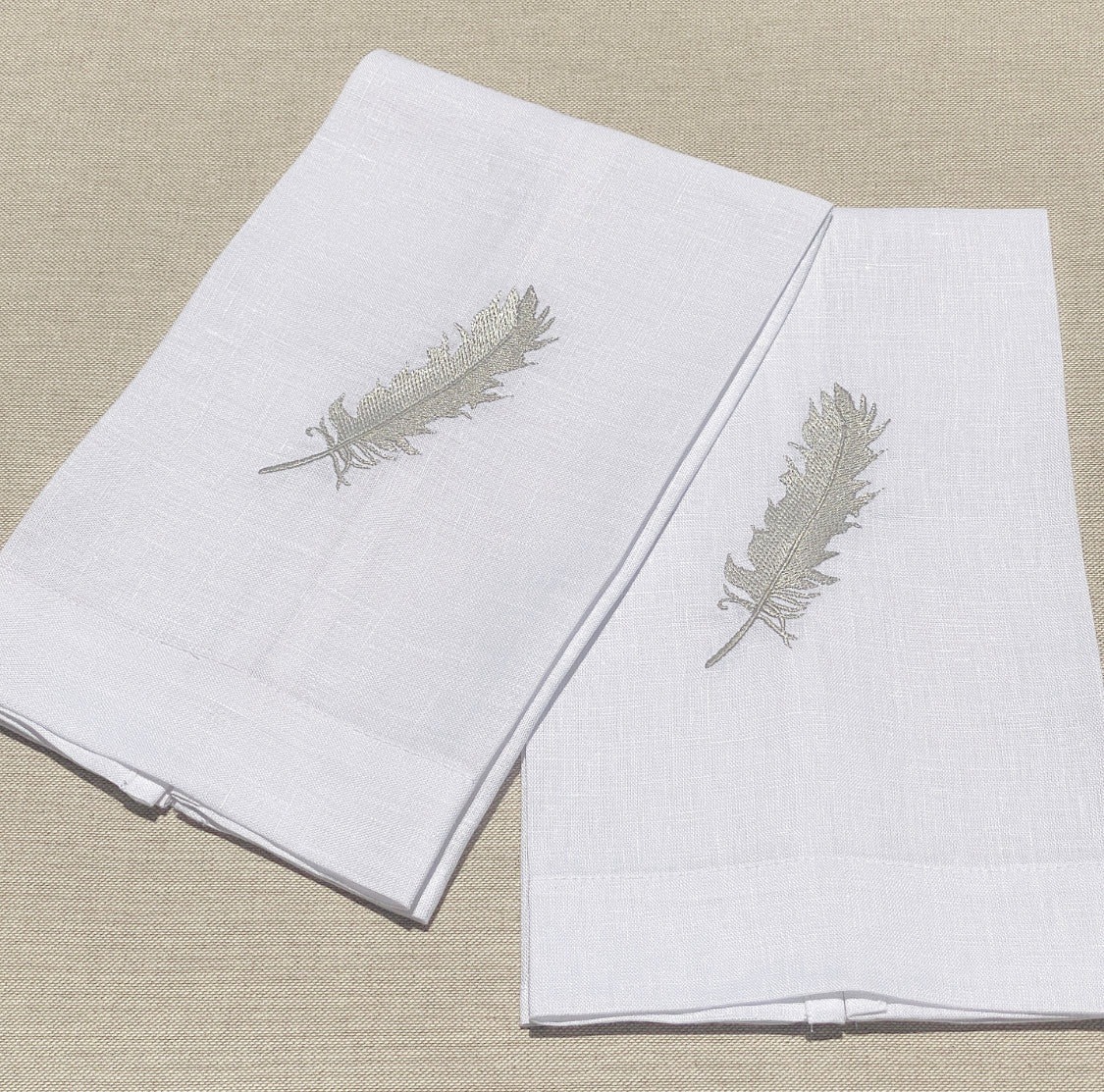 toalla de lino bordada para baño ideal para decorar y secar las manos